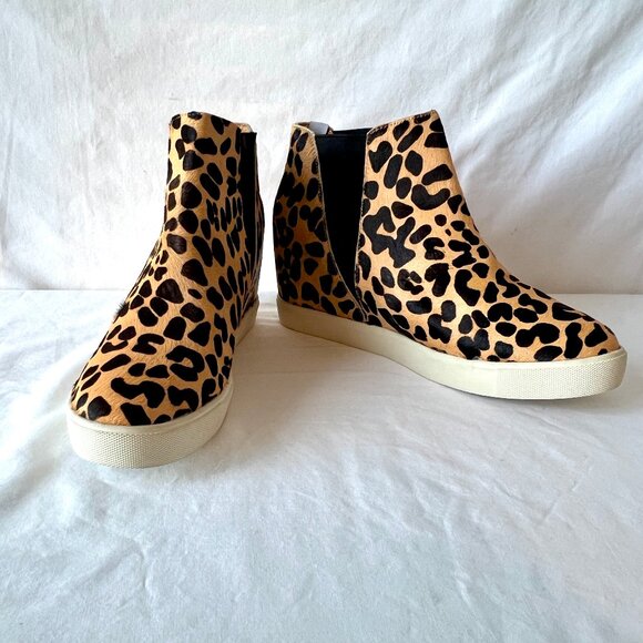 Coconuts by Matisse, "Lure", Tan and Black, Cheetah, Leather & Fur, Sz. 10, EUC - Picture 8 of 11